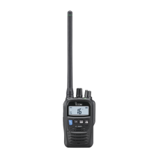 Radio portátil marino y comercial en VHF, incluye los canales USA, INT, CAN, y del clima Radio portátil marino y comercial en VHF, incluye los canales USA, INT, CAN, y del clima