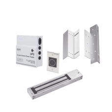 Kit para control de acceso incluye Fuente de 12VCD con respaldo de batería/ Chapa magnética de 600Lbs / Montajes L y Z / Botón de salida Kit para control de acceso incluye Fuente de 12VCD con respaldo de batería/ Chapa magnética de 600Lbs / Montajes L y Z / Botón de salida