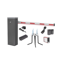 Kit COMPLETO Barrera Derecha XBS Con Corona LED / Brazo Iluminado de 5M / Incluye Sensor de Masa, Transformador, Lazo Magnético, Ancla, Fotoceldas y 2 Controles Inalámbricos Kit COMPLETO Barrera Derecha XBS Con Corona LED / Brazo Iluminado de 5M / Incluye Sensor de Masa, Transformador, Lazo Magnético, Ancla, Fotoceldas y 2 Controles Inalámbricos