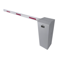 Kit de Barrera Vehícular Izquierda Color Gris y Brazo Ajustable de 3.6 a 5.5 m