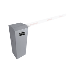 Barrera vehicular derecha / Soporta brazo de hasta 5.5 m / Final de carrera ajustable por programación / Movimiento fluido / Diseño elegante color Gris Barrera vehicular derecha / Soporta brazo de hasta 5.5 m / Final de carrera ajustable por programación / Movimiento fluido / Diseño elegante color Gris