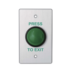 Botón de Cabeza Tipo Hongo / Exterior IP66 / Color Verde / Placa de Acero Inoxidable Botón de Cabeza Tipo Hongo / Exterior IP66 / Color Verde / Placa de Acero Inoxidable