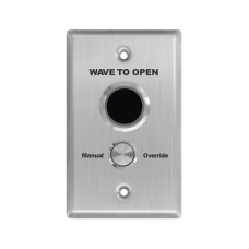 Botón de Salida Doble con Aro Iluminado/ IP65 / Diseño Estético / Temporizador y Distancia Ajustable / Botón Sin Contacto y Botón de Contacto en uno solo