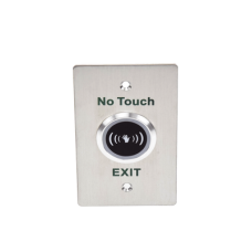 Botón de salida sin contacto con temporizador de 0.5 a 25 segundos.