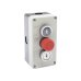 Botonera Triple con Boton de Stop Tipo Enclavado / Para Barreras Vehiculares, Operadores Corredizos y Abatibles.