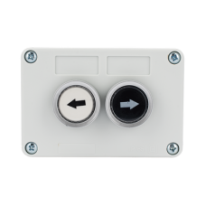 Botonera Doble Para Barreras Vehiculares, Operadores Corredizos y Abatibles.