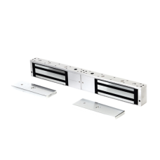 Chapa magnética de 1200 Lbs /Para Puertas Dobles/ Interior/ LED / Sensor Bloqueo