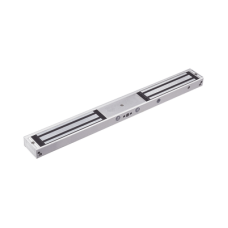 Chapa Magnética Doble para Aplicación en Puertas de Doble Hoja. 1200 lbs(x 2). LED indicador ultrabrillante