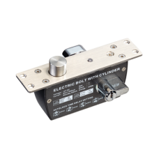 Cerradura de Perno 2000 kg de sujeción/ Cerrada en caso de falla (Fail Safe)/ Con temporizador y Sensor de puerta