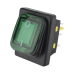 Interruptor tipo Switch con Led Color Verde / IP65 / Diseño Industrial / NO, COM, NC / Terminales tipo F1