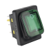 Interruptor tipo Switch con Led Color Verde / IP65 / Diseño Industrial / NO, COM, NC / Terminales tipo F1