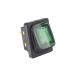 Interruptor tipo Switch con Led Color Verde / IP65 / Diseño Industrial / NO, COM, NC / Terminales tipo F1