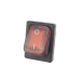 Interruptor tipo Switch con Led Color Rojo / IP65 / Diseño Industrial / NO, COM, NC / Terminales tipo F1