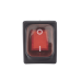 Interruptor tipo Switch con Led Color Rojo / IP65 / Diseño Industrial / NO, COM, NC / Terminales tipo F1