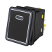 Interruptor tipo Switch con Led Color Verde / IP65 / Diseño Industrial con panel de Aluminio / NO, COM, NC / Terminales tipo F1