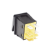 Interruptor tipo Switch con Led Color Verde / IP65 / Diseño Industrial con panel de Aluminio / NO, COM, NC / Terminales tipo F1