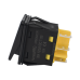 Interruptor tipo Switch con Led Color Rojo / IP65 / Diseño Industrial con panel de Aluminio / NO, COM, NC / Terminales tipo F1