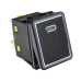 Interruptor tipo Switch con Led Color Rojo / IP65 / Diseño Industrial con panel de Aluminio / NO, COM, NC / Terminales tipo F1