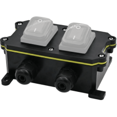 Caja de Plástico ABS/PA66 para Interruptores AccessPRO /  Compatible con los Interruptores APB-0 Series / IP65 / 4 Puertos de Conexión