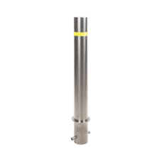 Bolardo Fijo de Acero Inoxidable de 900 mm de Altura / Ideal para aplicaciones delimitaciones de automóviles