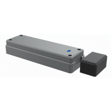 Sensor de Puerta Peatonal Inalámbrico / Tecnología Trio-Frequency Anti Interferencias / Alcance Magnético 25 mm / Batería 3.6V 2600mAh / Vida Útil 2 Años / Compatible con Puertas Seccionales y Batientes / Sensor H