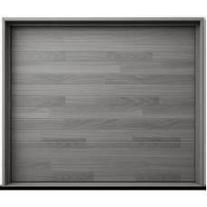 Puerta de Garage de Alta Calidad / Estilo Americano / Acabado Laminado PREMIUM / Color Gris / 8x8 Pies.