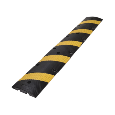 Reductor D / Velocidad / 183cm / 5 lineas amarillas / Hule Reciclado.