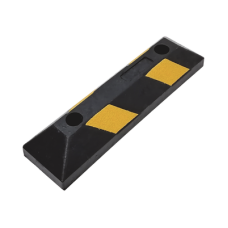 Tope Vehicular P / Estacionamiento / 55cm / Color Negro-Amarillo.