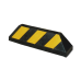 Tope Vehicular 55cm / Para Camion / Estacionamiento / Color Negro-Amarillo.