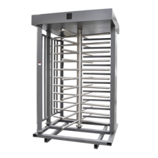 Torniquete Sencillo / Cuerpo Completo / Interior/Exterior / 100% Acero con Pintura Gris / EJE CENTRAL de Acero Inoxidable /Acabado de Lujo / Alto Tráfico