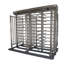 Torniquete De Paso Doble de Cuerpo Completo con Puerta Lateral y Rehilete de Acceso / Fabricado en Acero Inoxidable Grado 304 / Torniquete De Paso Doble de Cuerpo Completo con Puerta Lateral y Rehilete de Acceso / Fabricado en Acero Inoxidable Grado 304 /