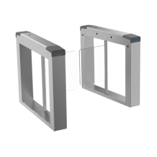 Torniquete Swing para EXTERIOR / Compatible con Reconocimiento Facial / Carril de 90 cms / Acero Inoxidable SUS304 / Motor Brushless / Capacidad 20-60 Personas por Minuto / 3,000,000 MCBF  / Perforaciones listas para montaje DS-KAB6ZU1 No Incluido