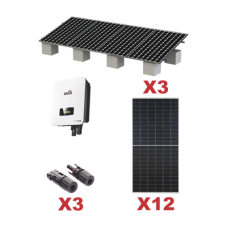 Kit Solar Interconexion  / 7kW  220Vca / Inversor AFORE / Montaje Incluido