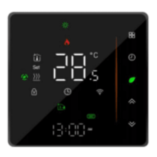 Termostato con tecnología inalámbrica ZigBee 4PIPE V Fancoil / 110 - 120VCA Termostato con tecnología inalámbrica ZigBee 4PIPE V Fancoil / 110 - 120VCA