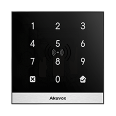Teclado de Control de Acceso Inteligente / Administración 100% en la Nube / Interfaz WEB / POE / Lector Prox 125 kHz / MIFARE 13.56MHz / NFC / APP Smart Plus / Control de 1 Puerta / PIN Para Visitas / IP65