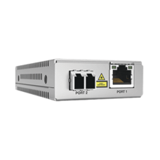 Convertidor de medios Gigabit Ethernet a fibra óptica, conector LC, multimodo (MMF), distancia de 220 hasta 500 m, con fuente de alimentación multi-región