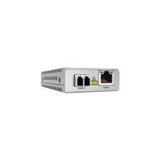 Convertidor de medios Gigabit Ethernet a fibra óptica, conector LC, monomodo (SMF), versión TAA (Trade Agreement Act), 10 km