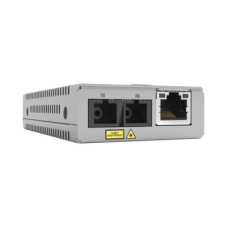 Convertidor de medios Gigabit, conector SC Distancia (20KM) Monomodo Versión TAA