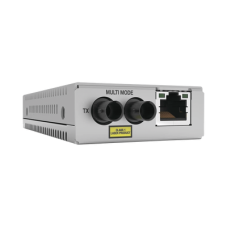 Convertidor de medios Fast Ethernet a fibra óptica, conector ST, multimodo (MMF), distancia hasta 2 km Convertidor de medios Fast Ethernet a fibra óptica, conector ST, multimodo (MMF), distancia hasta 2 km