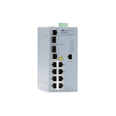 Switch Industrial Administrable de 8 Puertos 10/100 Mbps + 2 Puertos SFP Combo Switch Industrial Administrable de 8 Puertos 10/100 Mbps + 2 Puertos SFP Combo