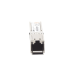Transceptor MiniGbic SFP 10/100/1000 Mbps, distancia 100 m conector RJ-45