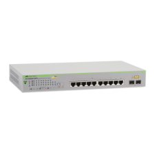 Switch PoE+ Gigabit WebSmart de 10 puertos 10/100/1000 Mbps (2 x Combo) + 2 puertos gigabit SFP (Combo), 75 W Switch PoE+ Gigabit WebSmart de 10 puertos 10/100/1000 Mbps (2 x Combo) + 2 puertos gigabit SFP (Combo), 75 W