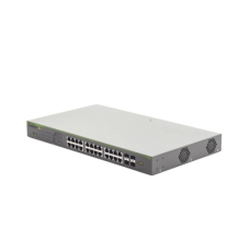Switch PoE+ Gigabit WebSmart de 24 puertos 10/100/1000 Mbps + 4 puertos SFP Gigabit, 185 W, Version 2 Switch PoE+ Gigabit WebSmart de 24 puertos 10/100/1000 Mbps + 4 puertos SFP Gigabit, 185 W, Version 2