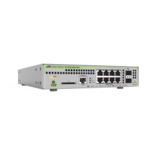 Switch PoE+ Administrable CentreCOM GS970M, Capa 3 de 8 Puertos 10/100/1000 Mbps + 2 SFP Gigabit, 124 W Switch PoE+ Administrable CentreCOM GS970M, Capa 3 de 8 Puertos 10/100/1000 Mbps + 2 SFP Gigabit, 124 W