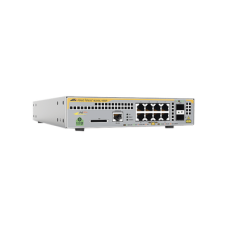Switch Industrial-Lite PoE+ administrable capa 2 de 8 Puertos 10/100/1000 Mbps + 2 puertos SFP, 124 W
