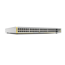 Switch PoE+ Stackeable Capa 3, 48 puertos 10/100/1000 Mbps + 4 puertos SFP+ 10 G, 370 W, fuente redundante Switch PoE+ Stackeable Capa 3, 48 puertos 10/100/1000 Mbps + 4 puertos SFP+ 10 G, 370 W, fuente redundante