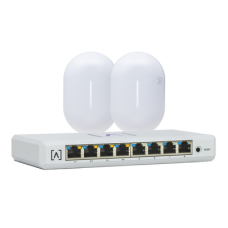 Kit de lanzamiento Alta Labs: Incluye 1 Switch PoE S8-POE / 2 Puntos de Acceso WiFi 6 AP6-PRO / Bloqueo de Contenido / Administración en la Nube/App Gratuita / Compatible con la plataforma Purple Kit de lanzamiento Alta Labs: Incluye 1 Switch PoE S8-POE / 2 Puntos de Acceso WiFi 6 AP6-PRO / Bloqueo de Contenido / Administración en la Nube/App Gratuita / Compatible con la plataforma Purple