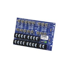 Tablero distribuidor de voltaje, 8 salidas con fusible de protección. Para uso con Fuentes de poder ALTRONIX.