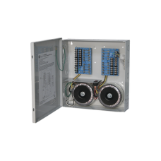 Fuente de poder ALTRONIX de 24 @ 25 Amper o 28 VCA @ 20 Amper, para 16 cámaras / Voltaje de entrada en 115 Vca / Con capacidad de baterías de respaldo / Requieren baterías 