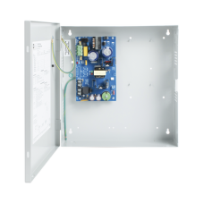 12 o 24 Vcc @ 6 Amp. / fuente de alimentación / 1 salida / capacidad de baterías de respaldo / requieren baterías